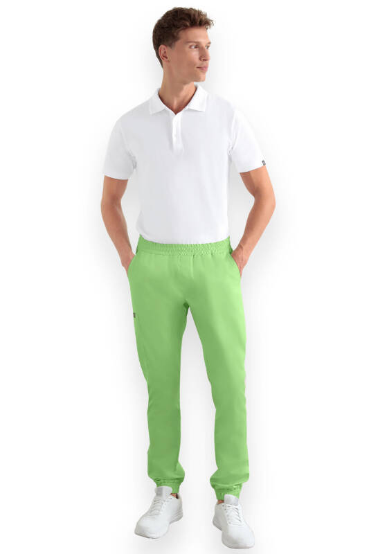 CORE Cargohose Herren - Jogpants Style apfelgrün