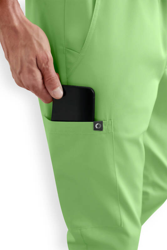 CORE Cargohose Herren - Jogpants Style apfelgrün