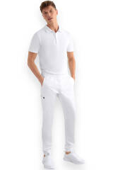 CORE Cargohose Herren - Jogpants Style weiß