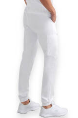 CORE Cargohose Herren - Jogpants Style weiß