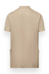 Polo Schlupfkasack Herren - Double Face Piqué sand