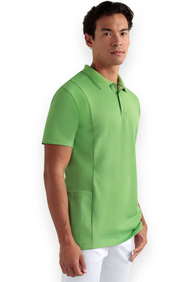 Polo Tunique Homme - Doubleface Piqué vert pomme