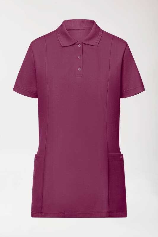 COMFY FLEX Stretch Schlupfkasack Damen - Polokragen berry