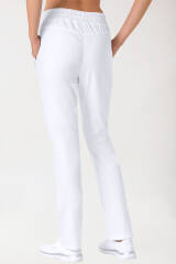 Hose Unisex - hoher Bund - Rundumgummi - weiß