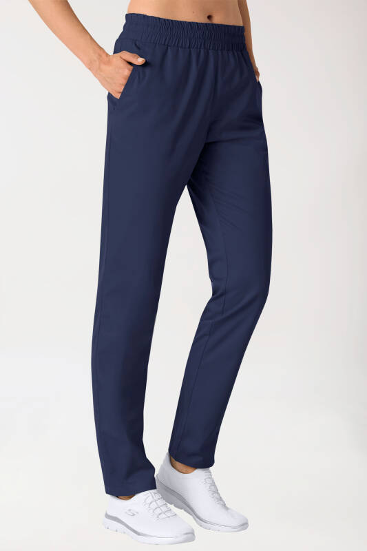 Pantalon mixte - Taille haute navy