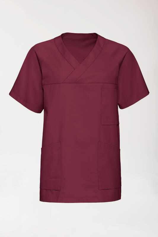 Herentuniek - V-hals bordeaux