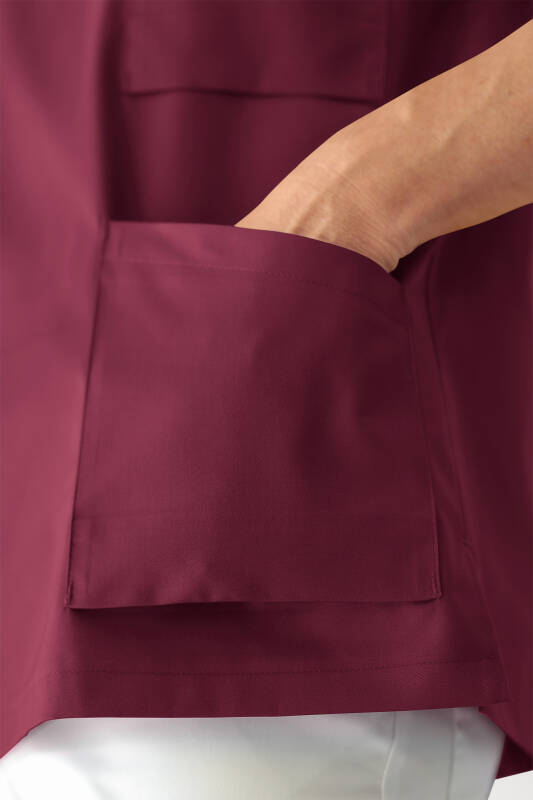 Herentuniek - V-hals bordeaux