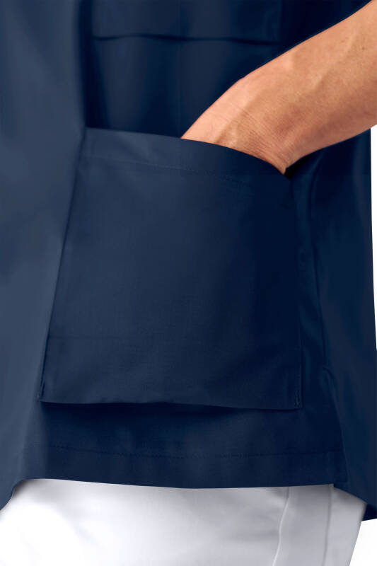 DER Kasack-Kasack Herren - V-Ausschnitt navy