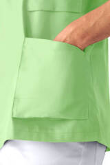 LA tunique médicale homme - Décolleté V vert pomme