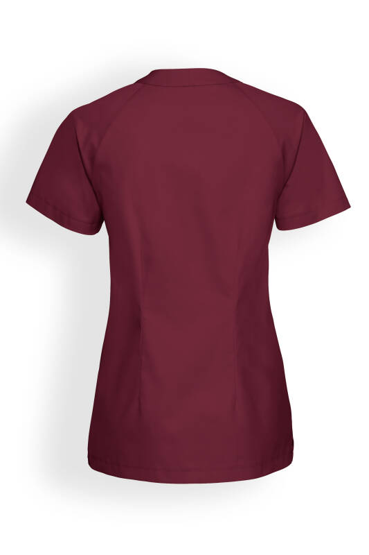 LA tunique médicale femme - Décolleté V bordeaux