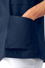 DER Kasack-Kasack Damen - V-Ausschnitt navy