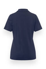 Shirt Damen Stretch - Polokragen navy