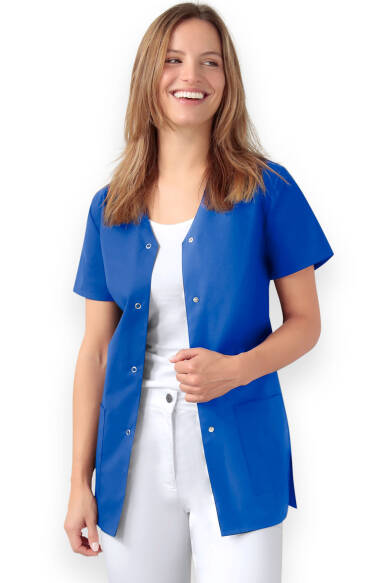 Blouse Femme - pressionnée bleu roi