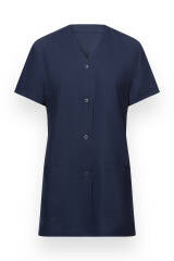 Kasack Damen - durchgeknöpft navy