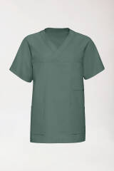 LA tunique médicale homme - Décolleté V vert foncé