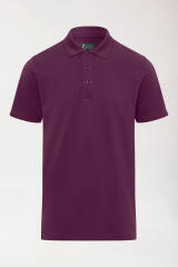 COMFY FLEX Stretch Shirt Herren - Polokragen pflaume