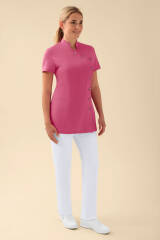 KAERE Kasack Damen - asymmetrische Knopfleiste rosenholz