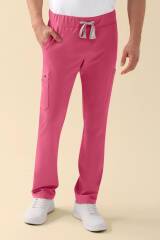 KAERE Hose Herren - gerader Saum mit Beintaschen rosenholz