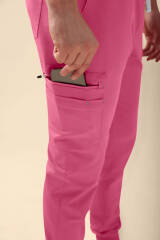 KAERE Hose Herren - gerader Saum mit Beintaschen rosenholz