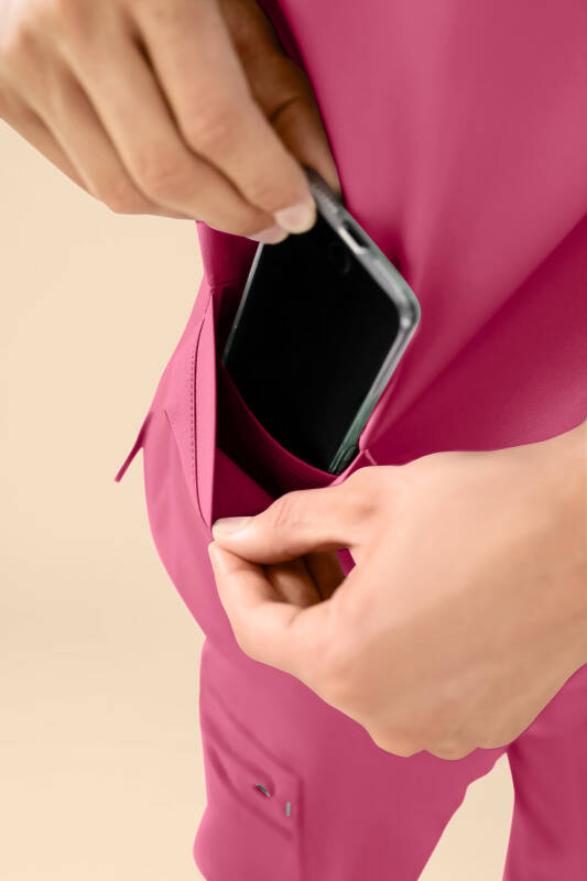 KAERE Schlupfkasack Herren - V-Ausschnitt rosenholz