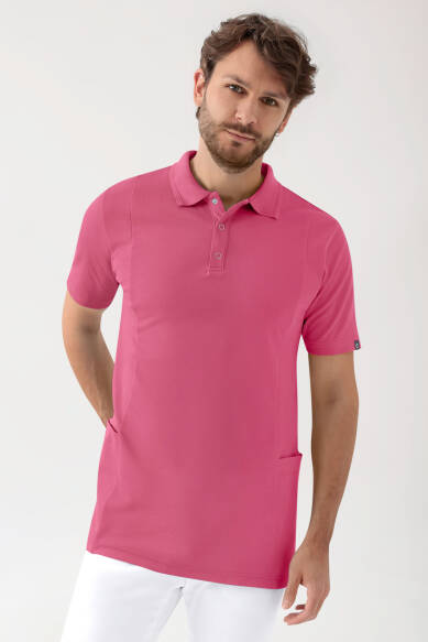 COMFY FLEX Stretch Schlupfkasack Herren - Polokragen rosenholz