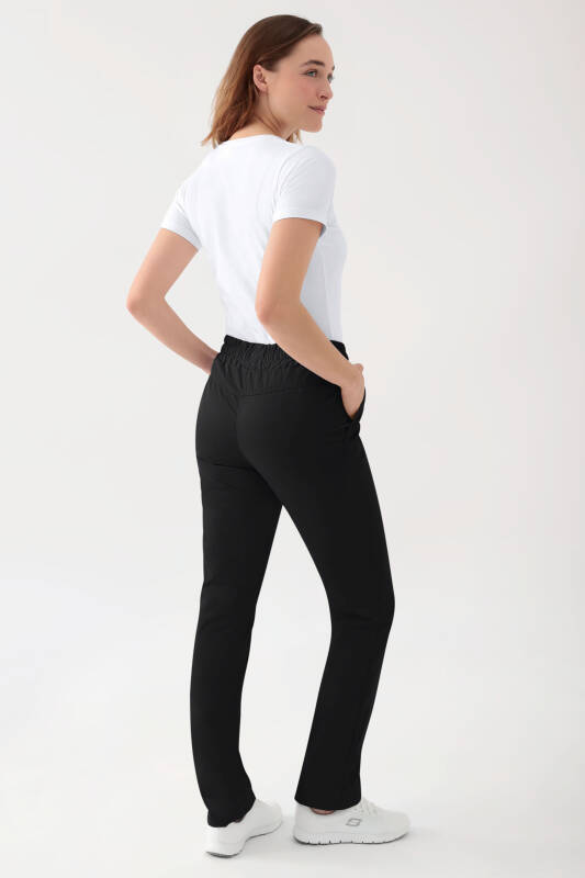 Stretch Hose Unisex - Rundumgummibund schwarz