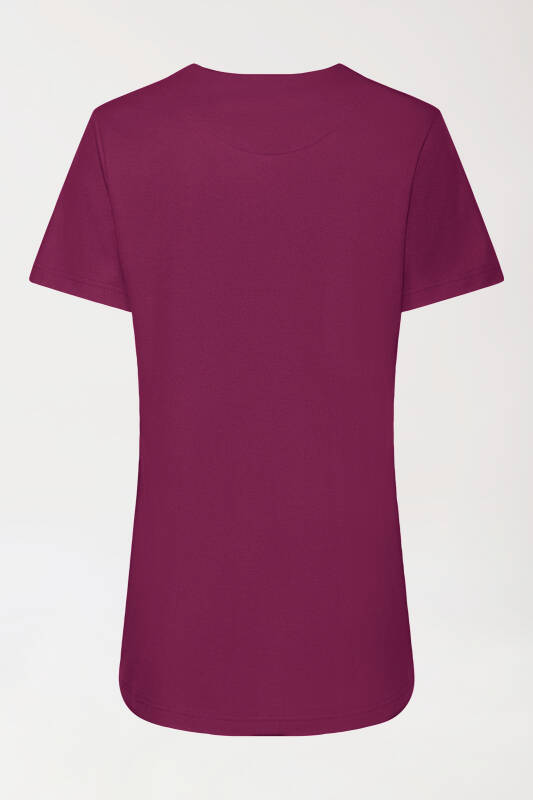 COMFY FLEX Stretch Schlupfkasack Damen - Herzausschnitt berry