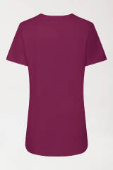 COMFY FLEX Stretch Schlupfkasack Damen - Herzausschnitt berry