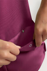 COMFY FLEX Stretch Schlupfkasack Damen - Herzausschnitt berry