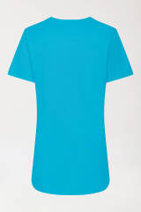 COMFY FLEX Stretch Schlupfkasack Damen - Herzausschnitt türkis