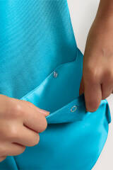 COMFY FLEX Stretch Schlupfkasack Damen - Herzausschnitt türkis