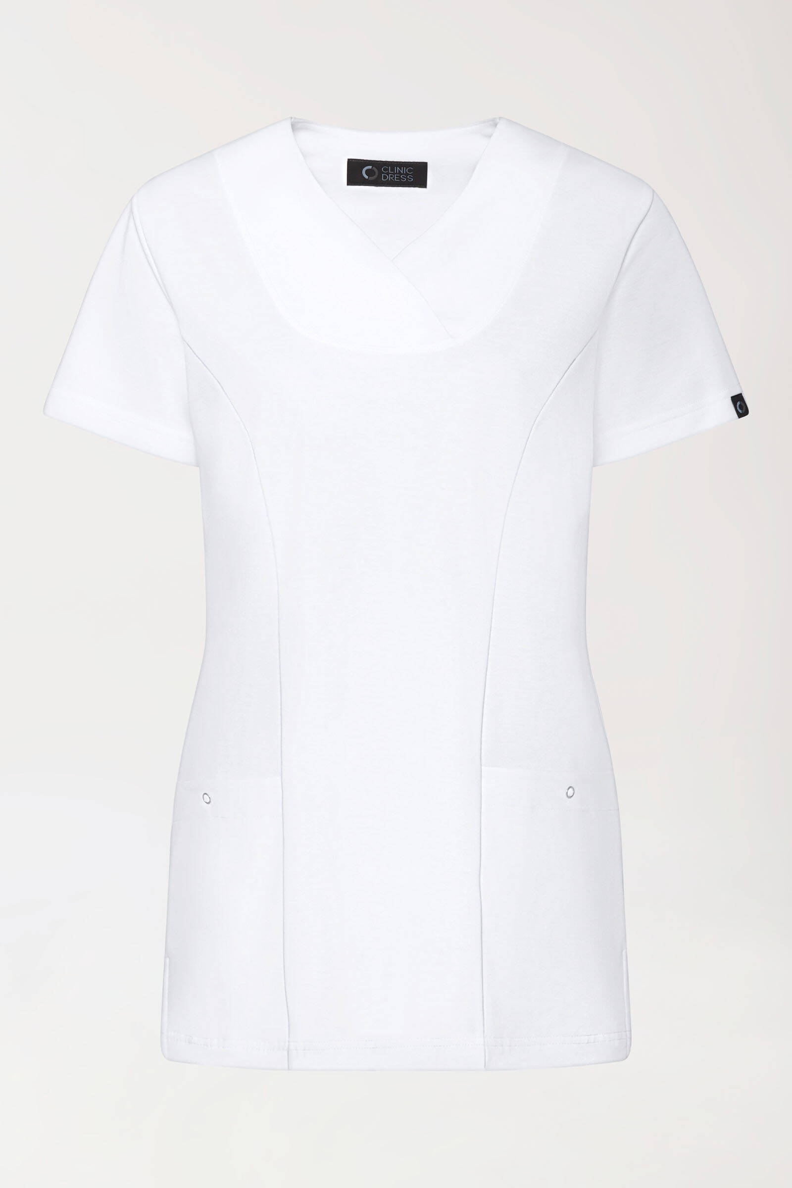 COMFY FLEX Stretch oversteektuniek dames - polokraag appelgroen main image 1