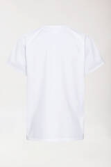 Kasack Herren - Druckknopfleiste weiß