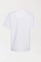 Katoenen oversteektuniek unisex - 2-pack wit