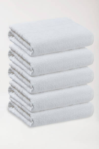 Serviette de bain 50x70 cm blanc