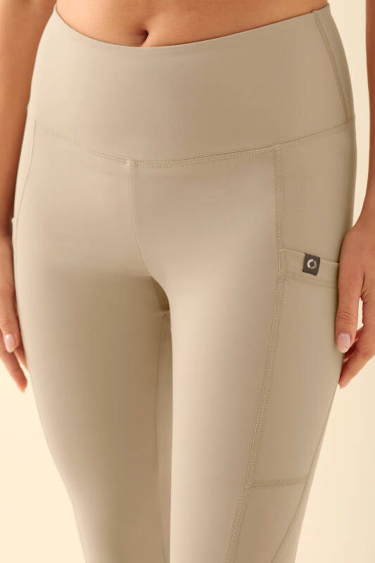 KAERE Leggings Damen - super elastisch sand