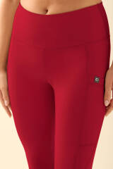 KAERE Leggings Damen - super elastisch rot
