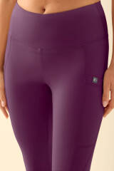 KAERE Leggings Damen - super elastisch pflaume