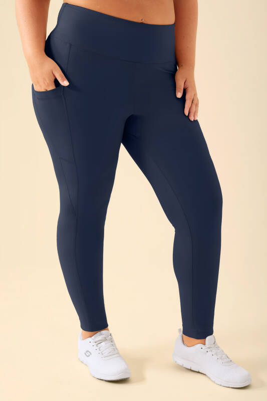 KAERE Leggings Damen - super elastisch navy