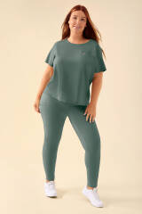 KAERE Leggings Damen - super elastisch dunkelgrün