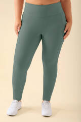 KAERE Leggings Damen - super elastisch dunkelgrün