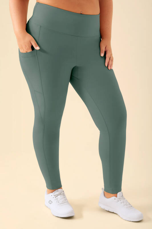 KAERE Leggings Damen - super elastisch dunkelgrün