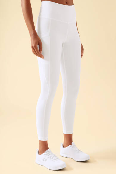 KAERE Leggings Femme - super élastique blanc