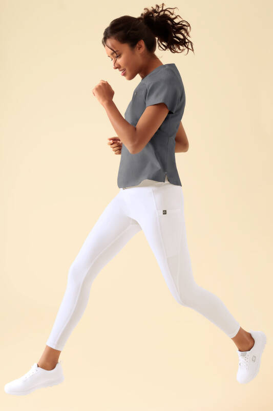 KAERE Leggings Damen - super elastisch weiß