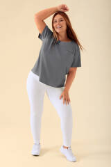 KAERE Leggings Damen - super elastisch weiß