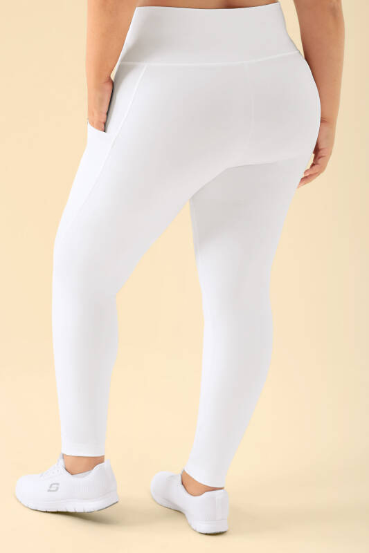 KAERE Leggings Damen - super elastisch weiß