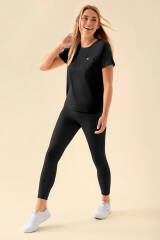 KAERE Leggings Damen - super elastisch schwarz