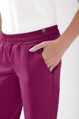 JUST STRONG Hose Damen - Gummibund berry