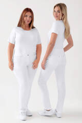 Pantalon 5 poches Homme - look jean blanc