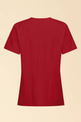 KAERE Schlupfkasack Damen - V-Ausschnitt rot